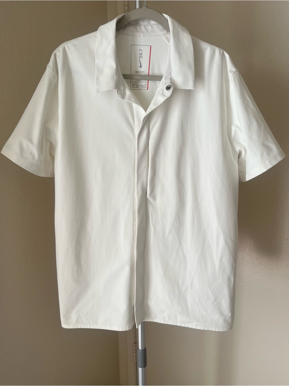 Nike 24.7 PerfectStretch Dri-FIT UV Button-Up Shirt Size L